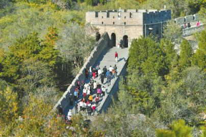 北京八达岭长城。