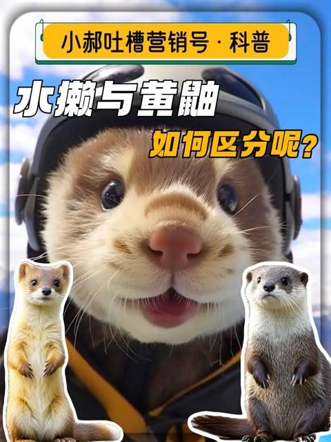 你知道水獭与黄鼬的区别吗?一个视频带你深入了解