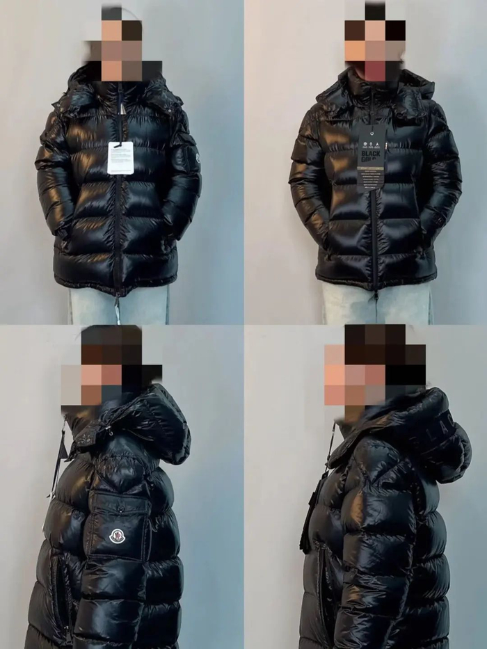图源：小红书@叮当机器猫 左：Moncler 右：高梵