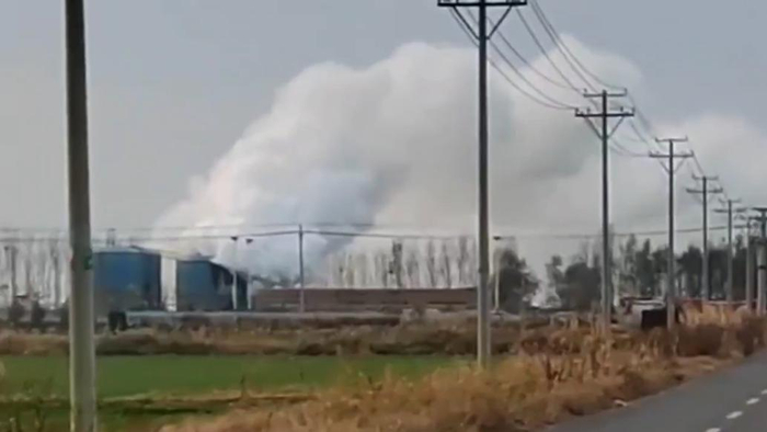 山东滨州一公司小型储罐罐顶泄压阀泄漏,当地通报:情况安全,对空气