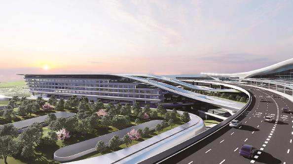 浦东机场T3航站楼效果图