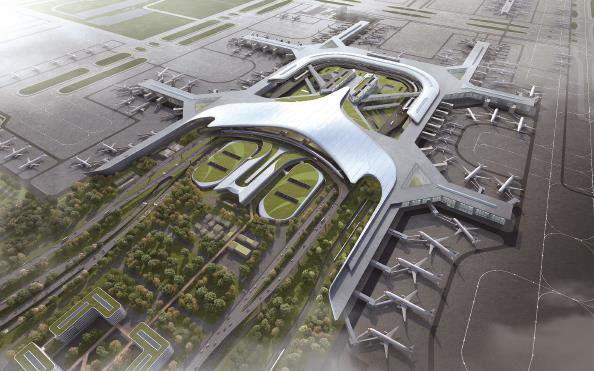 浦东机场T3航站楼在楼顶打造“飞鸟凌空”独特景观   上海机场集团  供图