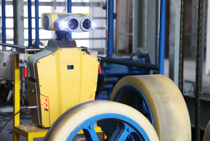 ▲井筒智能巡检机器人