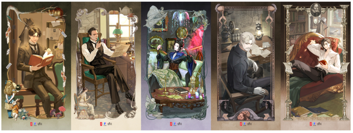 呼应5本英伦名著的『值夜者们』书签