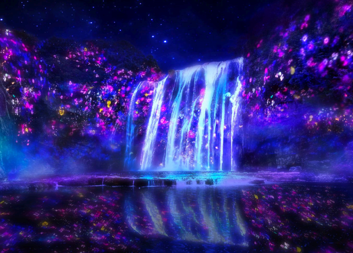 图源黄果树夜游