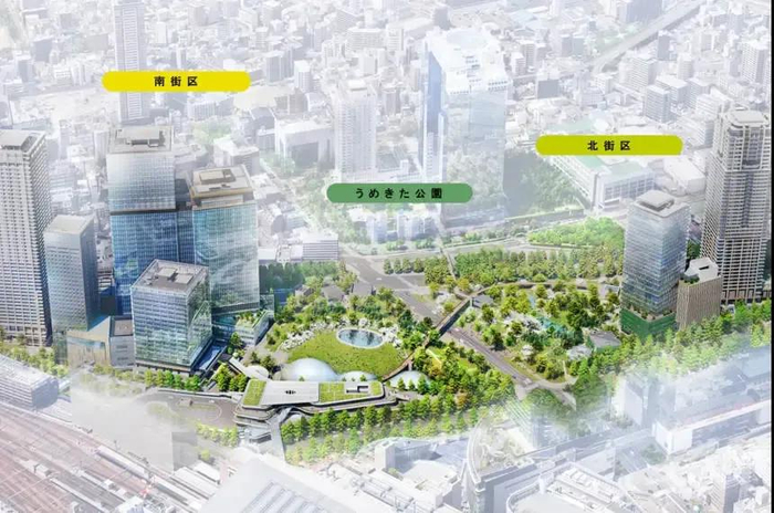 GRAND GREEN OSAKA整体布局