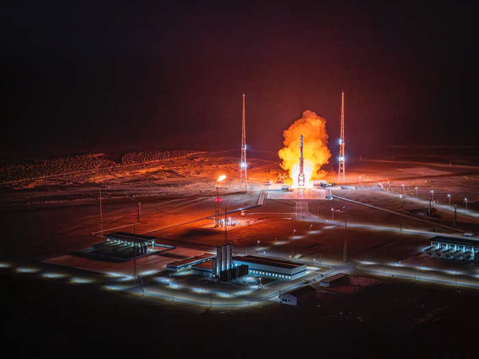 蓝箭航天液氧甲烷发射工位