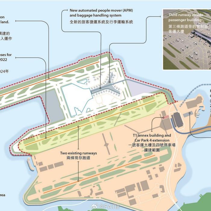 香港国际机场地图位置图片