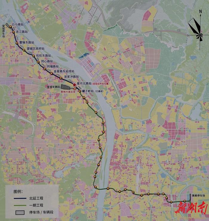 长沙地铁4号线延长线图片