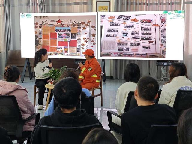 11月27日，团宁夏回族自治区灵武市委举办“真人图书馆”活动。（团灵武市委供图）