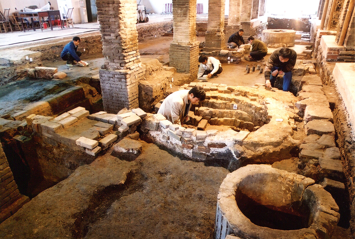 ▎2002年李渡元代烧酒作坊遗址-考古发掘现场