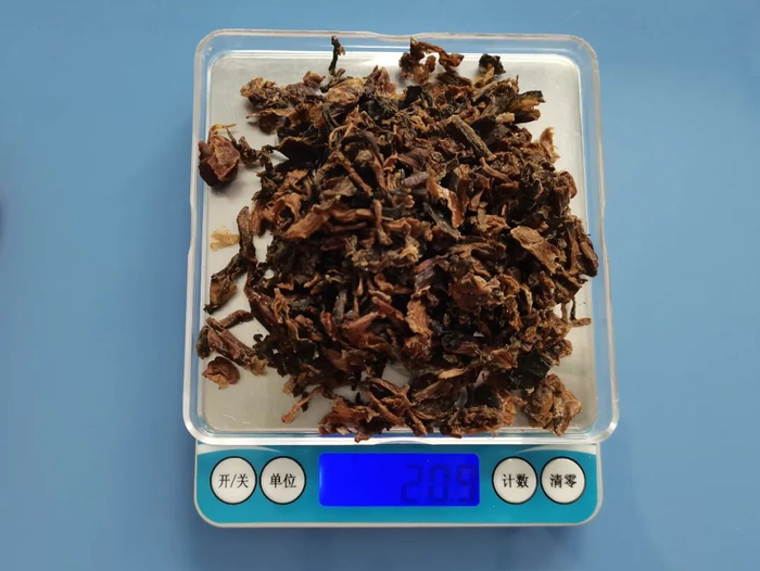 图：约 20 克梅干菜