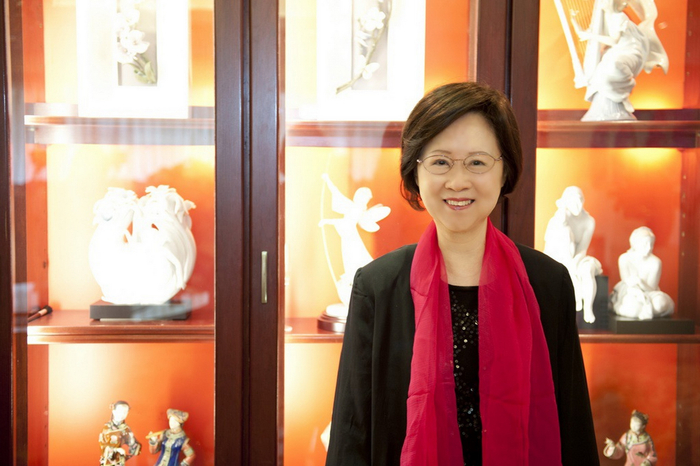 2013年7月29日，琼瑶在创作50周年时拍摄的照片。