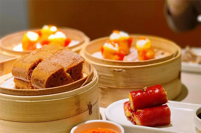 让人眼花缭乱的点心。