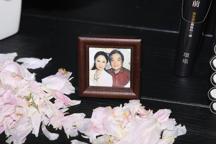 2017年8月1日，台北，琼瑶新书发表会现场一幕。