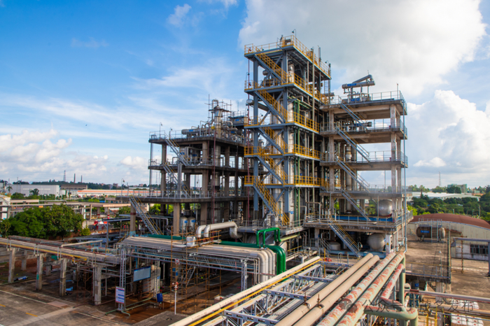 众和公司2-巯基乙醇生产装置。