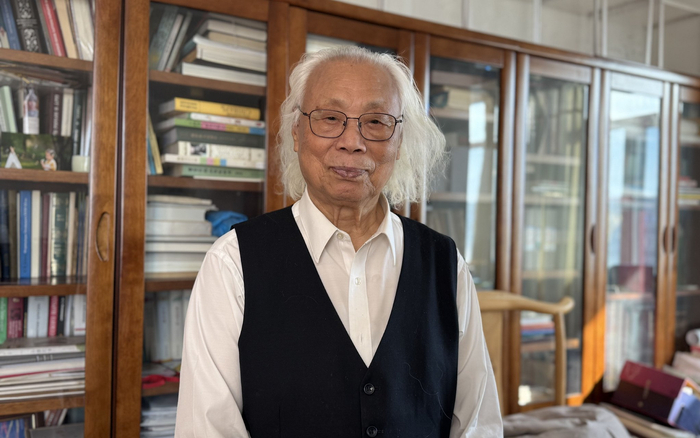 中国社会科学院荣誉学部委员、中国民俗学会荣誉会长、国家非物质文化遗产保护专家委员会副主任刘魁立。新京报记者 张建林 摄