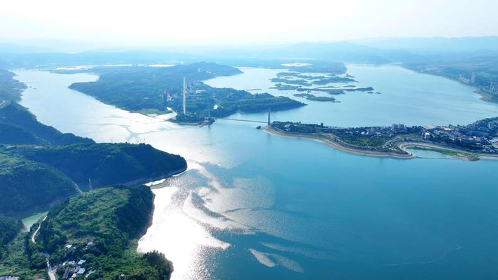 2024年7月，湖北十堰，江汉汇入国家南水北调中线工程核心水源区丹江口库区。图/IC photo