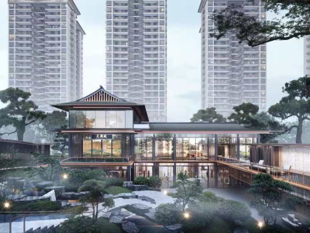 悦恒·天润城项目效果图。