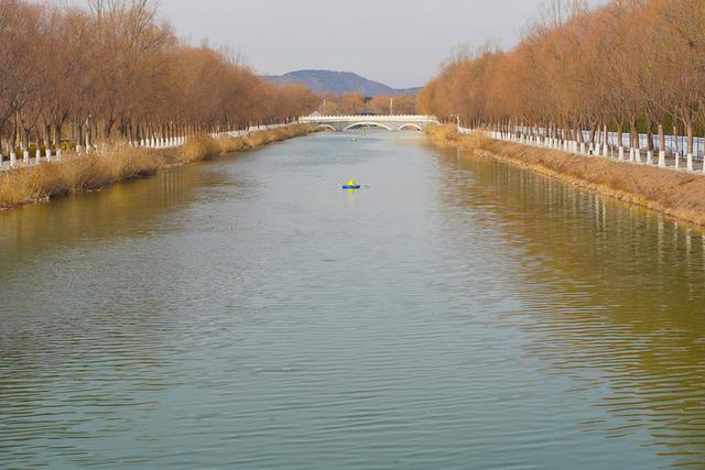 北京市南水北调团城湖调节池。陈周璇摄
