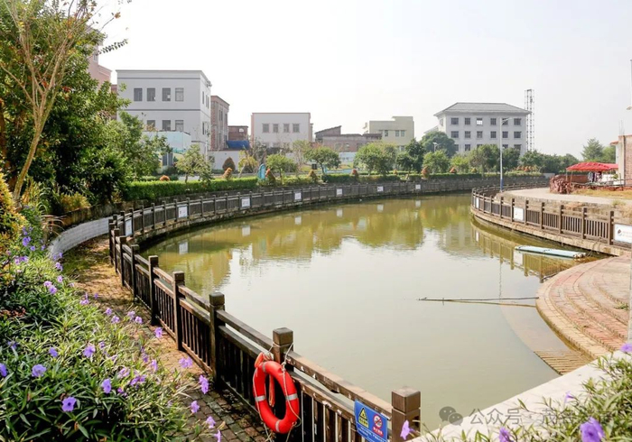 河岸绿美小公园。