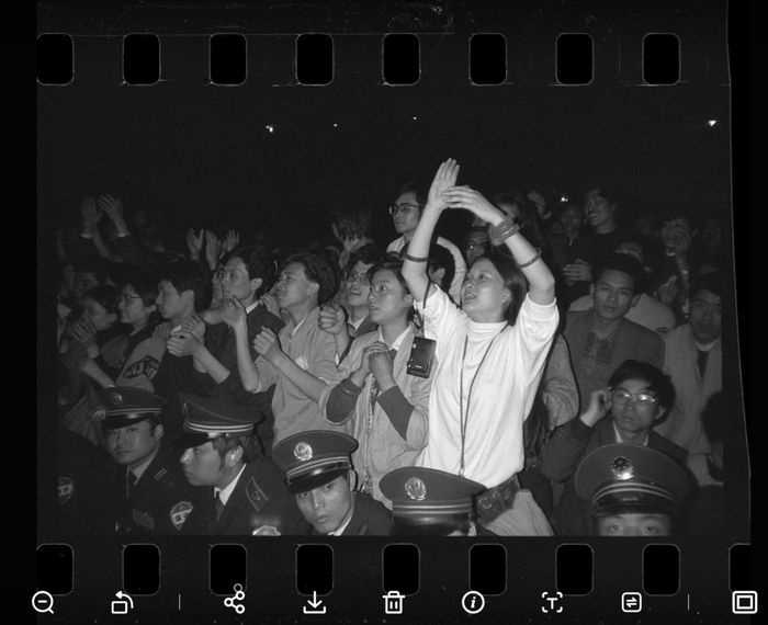 34年前激动的观众