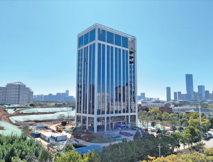 华为云南区域总部项目建设实景图 洛龙街道办事处 供图