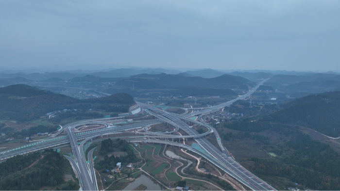 成绵高速扩容项目航拍
