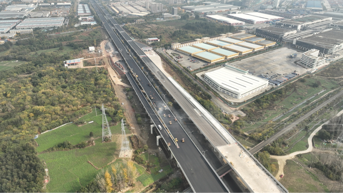 成绵高速扩容项目航拍