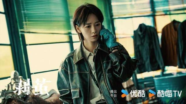 《剥茧》剧照，刑警队副大队长祝青越（刘雅瑟 饰）。剧组供图