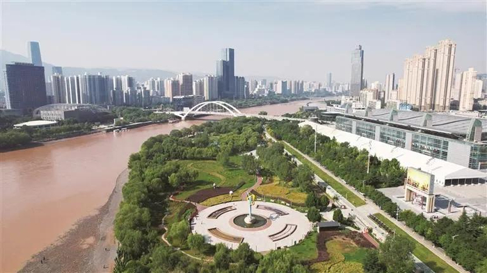 兰州马拉松公园 （资料照片）