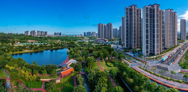 翔安区优化城市生态环境、强化民生获得感，图为东山公园。 翔安区委宣传部 供图