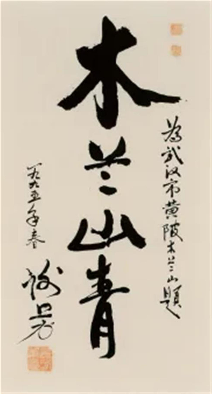 痛别著名电影表演艺术家谢芳,她曾为家乡黄陂题字"木兰山青"