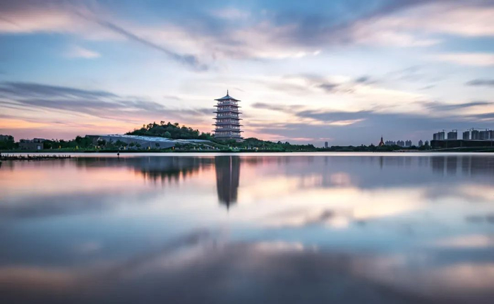 ▲五象湖实景图。