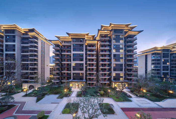 ▲小区楼栋实景图。