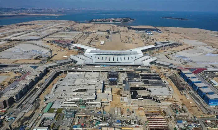 建设中的厦门翔安机场 图源：厦门日报