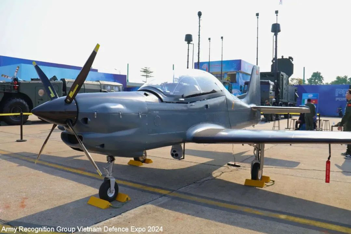 2024年越南国际防务展上亮相的TP-150飞机，图片来源：“陆军识别”网站