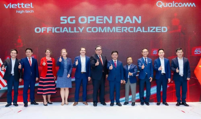 图：Viettel Open RAN 网络商用庆祝现场。资料来源：Viettel。