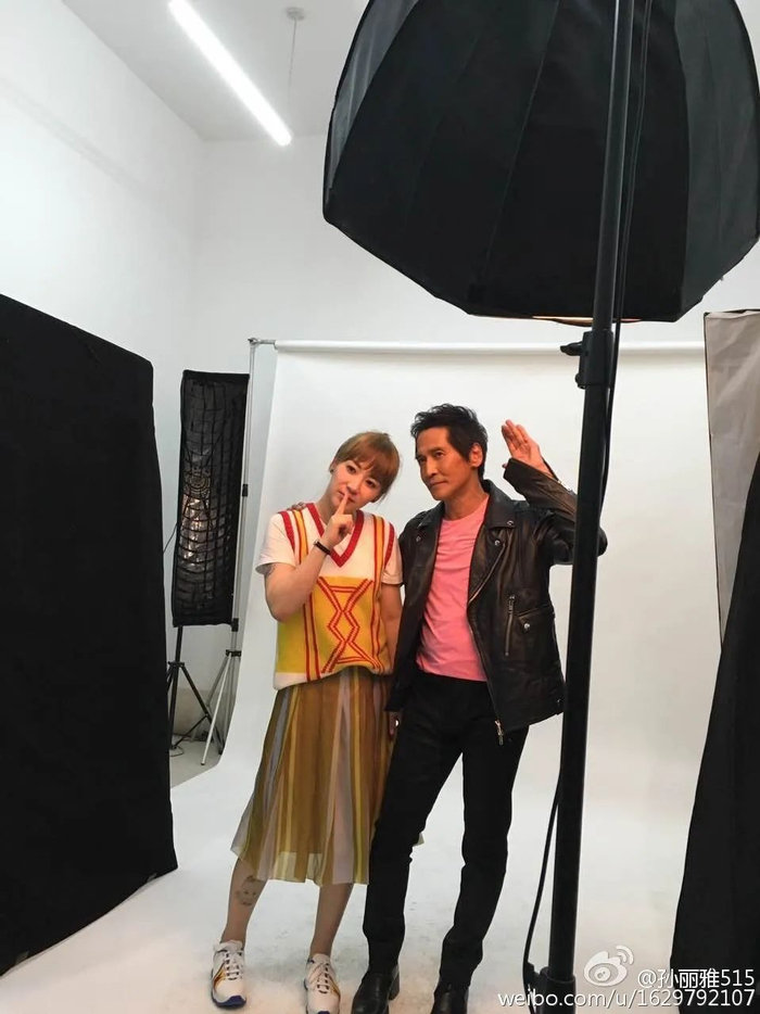 孙丽雅和齐秦。资料图