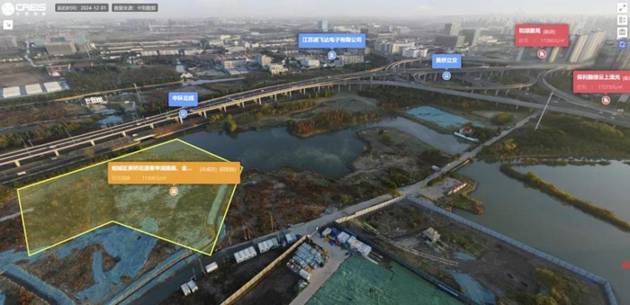 苏地2024-WG-Z42号苏州市相城区黄桥街道春申湖路南、金家角浜东地块 图片来源：中指院