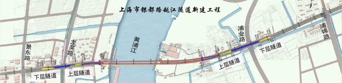 上海市银都路越江隧道新建工程 上海市公安局交警总队供图