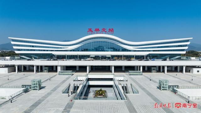 南珠高铁南玉段最大新建车站玉林北站。 通讯员 施少明 摄
