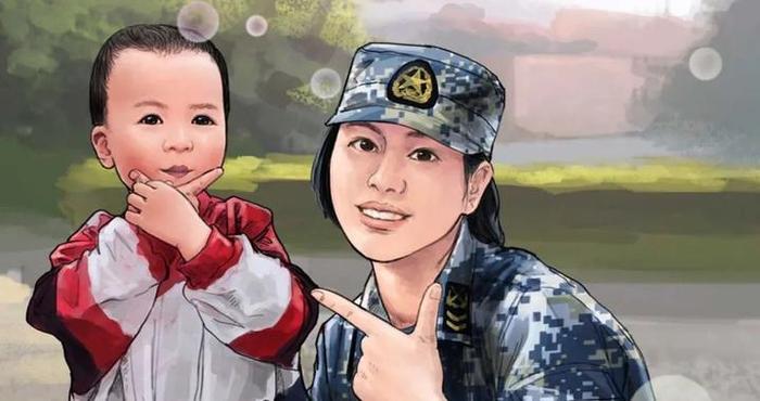 女兵生了宝宝以后