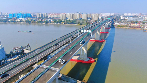 S4公路奉浦东桥全景。采访对象供图