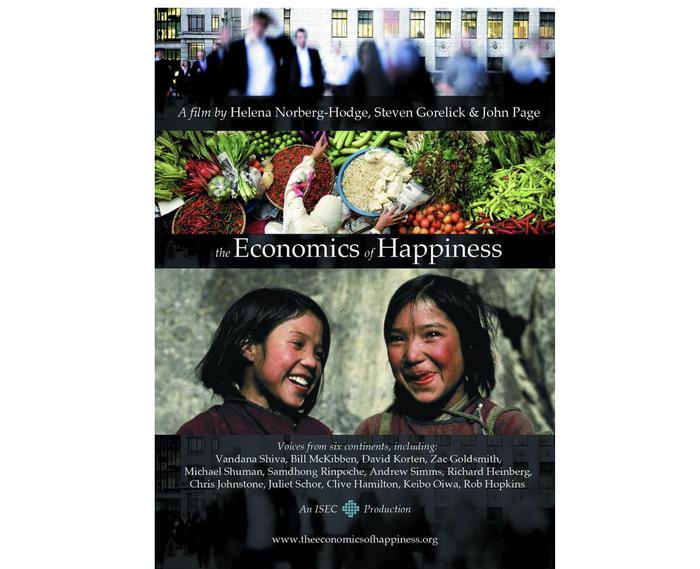 纪录片《幸福经济学》（The Economics of Happiness，2011）海报。