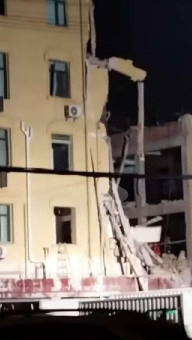 宝山一位市民拍摄的现场图片。受访者供图