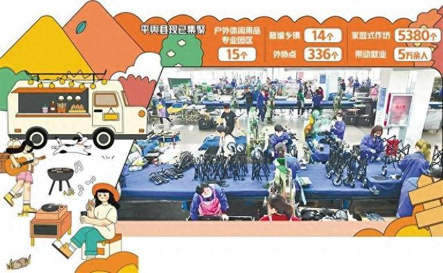 近日，河南泰普森休闲用品有限公司生产车间一派繁忙景象。刘先莉摄