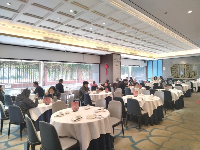 大同酒家（盈力店）年夜饭包房已被预订一空。