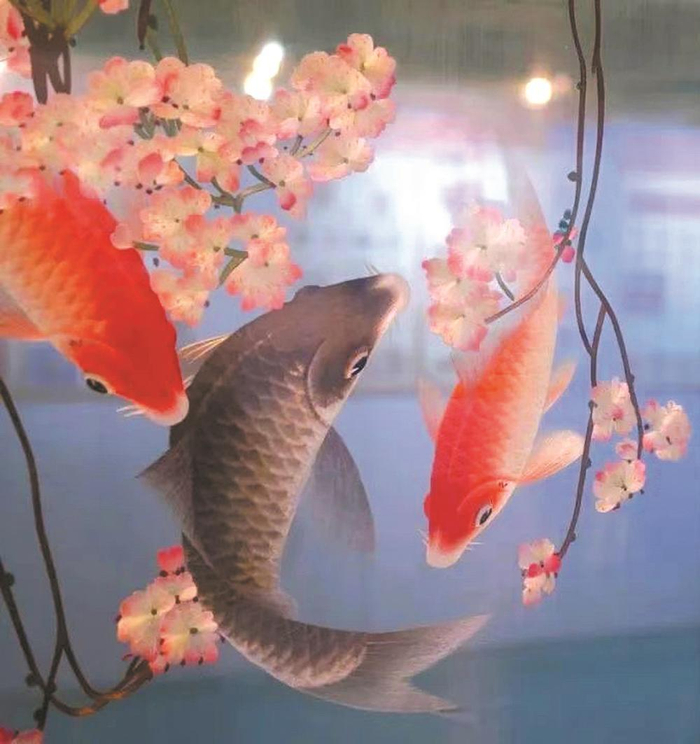     蜀绣作品。 受访者供图