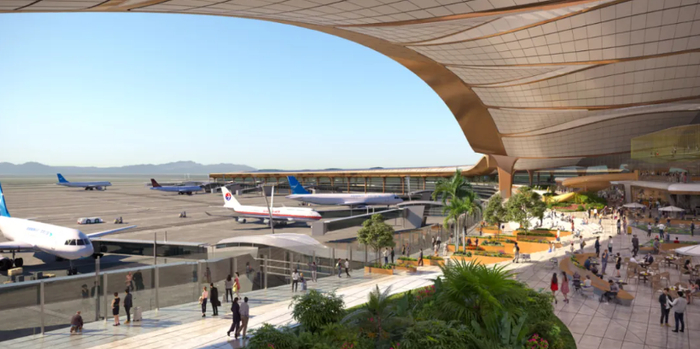 ▲广州新机场部分效果图